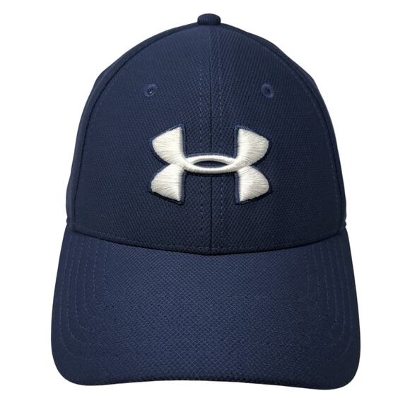 Under Armour Fitted Hat Blue XL Embroidered Logo UA Classic Fit Outdoor - Picture 1 of 9